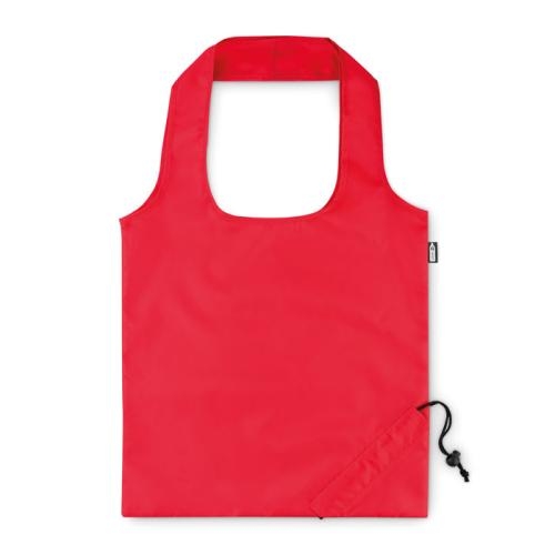 Opvouwbare tas van RPET rood
