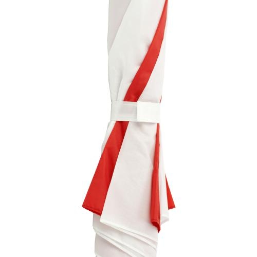 Automatische paraplu Russel rood/wit