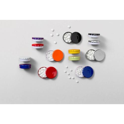 Rond mintblikje zilver