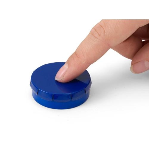 Rond mintblikje zilver
