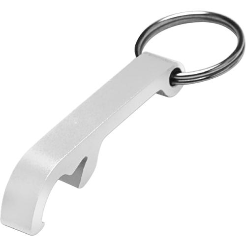Sleutelhanger flesopener Budget zilver