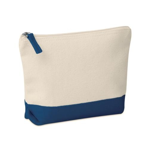 Katoenen toilettas Tess blauw