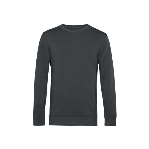 B&C Organic Crew Neck asphalt,l
