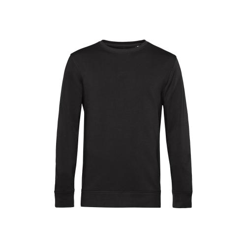 B&C Organic Crew Neck zwart,l