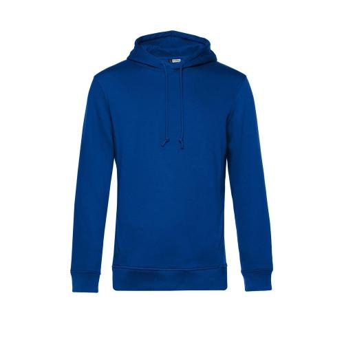 B&C Organic Hooded royal,l