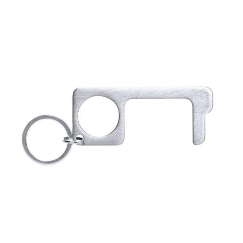 Anti-contact sleutelhanger Bigox zilver