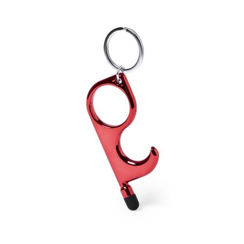 Anti-contact sleutelhanger Cimak zilver
