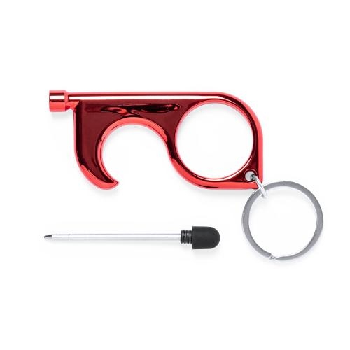 Anti-contact sleutelhanger Cimak zilver