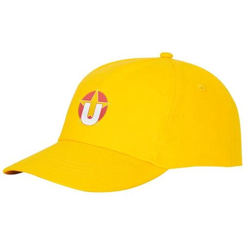 Feniks 5 panel cap geel