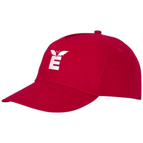 Feniks 5 panel cap rood