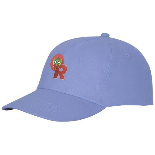 Feniks 5 panel cap lichtblauw