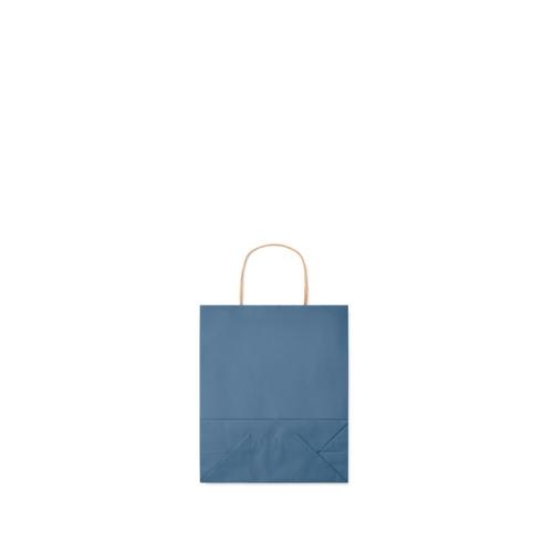 Gekleurde papieren tas Paper S blauw