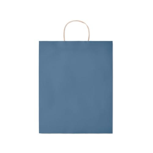 Gekleurde papieren tas Paper L blauw