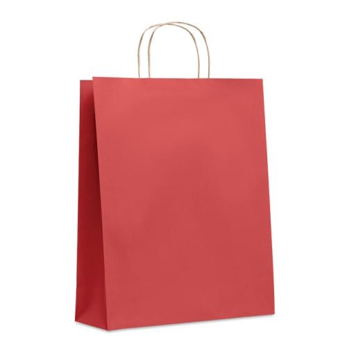 Gekleurde papieren tas Paper L rood