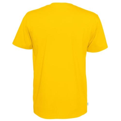 Heren T-shirt V-hals ecologisch Fairtrade katoen geel,l