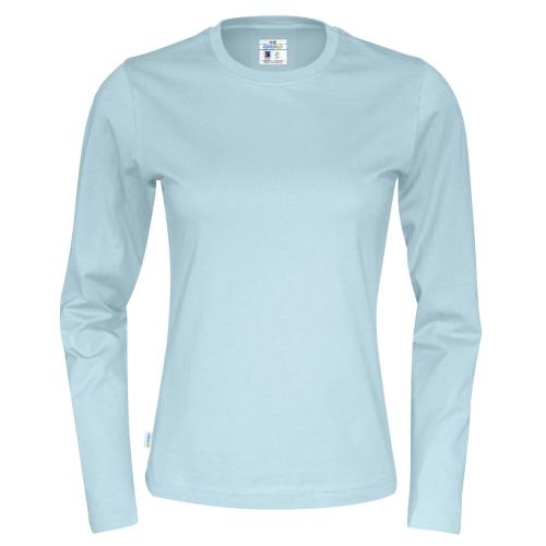 Longsleeve shirt dames lichtblauw,l