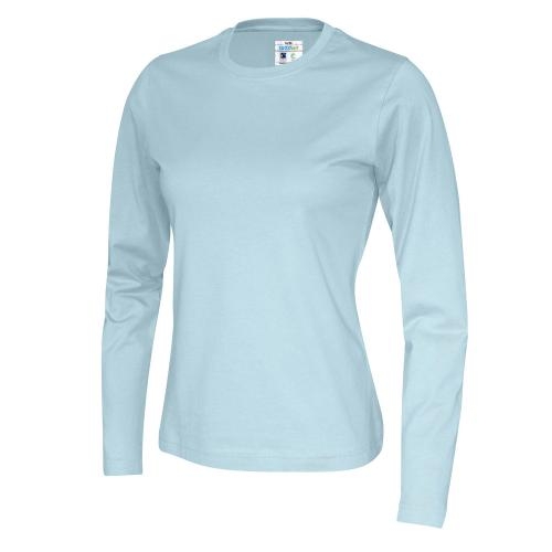 Longsleeve shirt dames lichtblauw,l