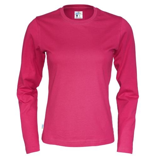 Longsleeve shirt dames fuchsia,l