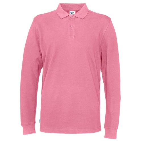 Cottover L/S polo roze,l