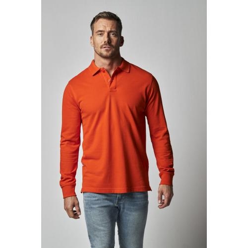 Cottover L/S polo lichtblauw,l