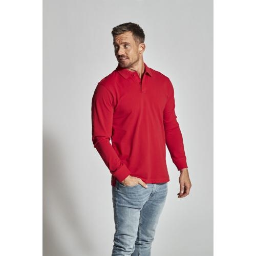 Cottover L/S polo lichtblauw,l