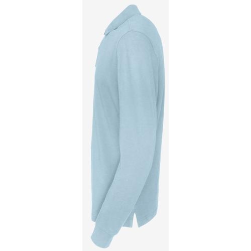 Cottover L/S polo lichtblauw,l