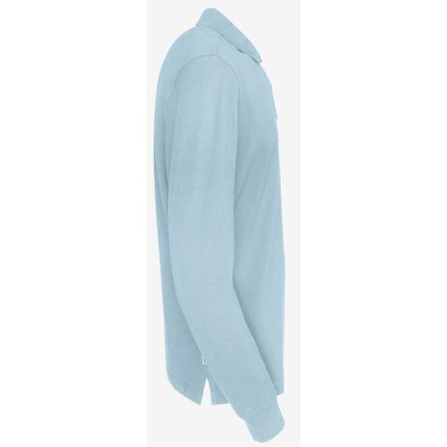 Cottover L/S polo lichtblauw,l