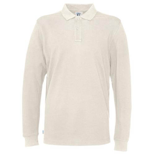 Cottover L/S polo ecru,l