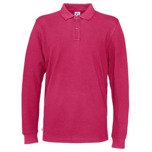 Cottover L/S polo fuchsia,l