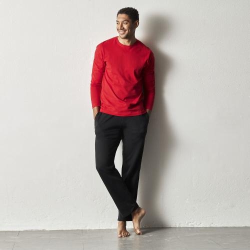Longsleeve shirt man lichtblauw,l