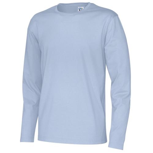 Longsleeve shirt man lichtblauw,l