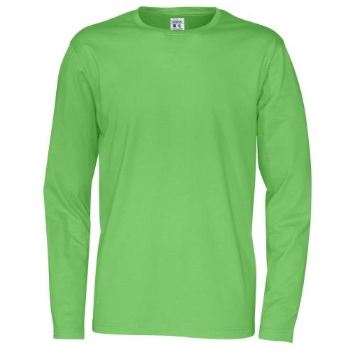 Longsleeve shirt man groen,l