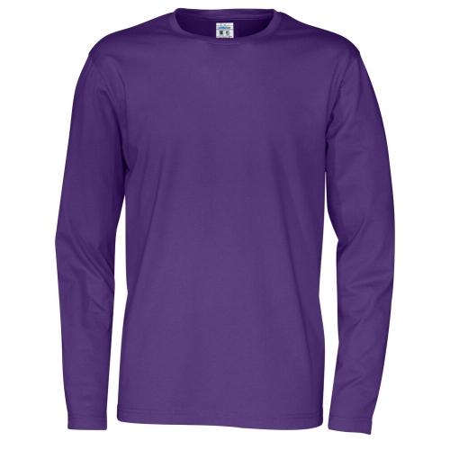 Longsleeve shirt man paars,l