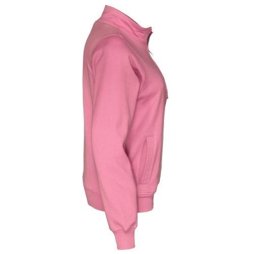 Cottover half zip unisex sweater roze,l