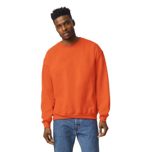 Gildan basic sweater oranje,l
