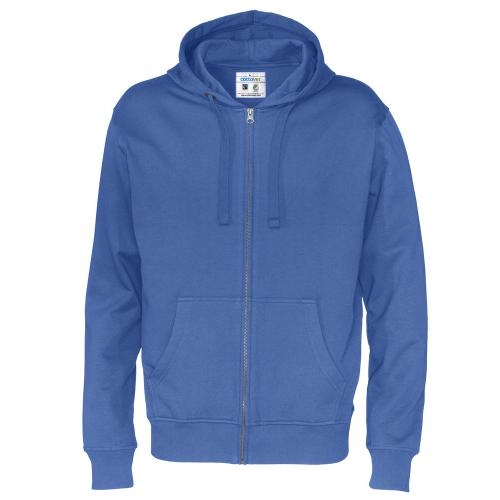 Cottover full zip hoodie heren blauw,l
