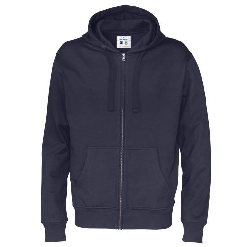 Cottover full zip hoodie heren navy,l