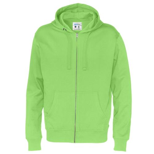 Cottover full zip hoodie heren groen,l