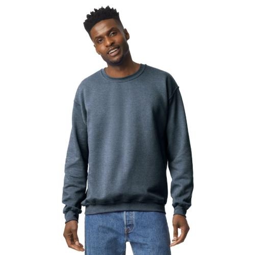 Gildan basic sweater dark heather,l