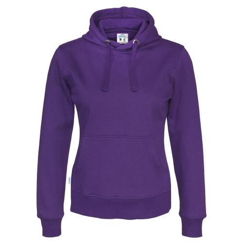 Cottover hoodie dames paars,l