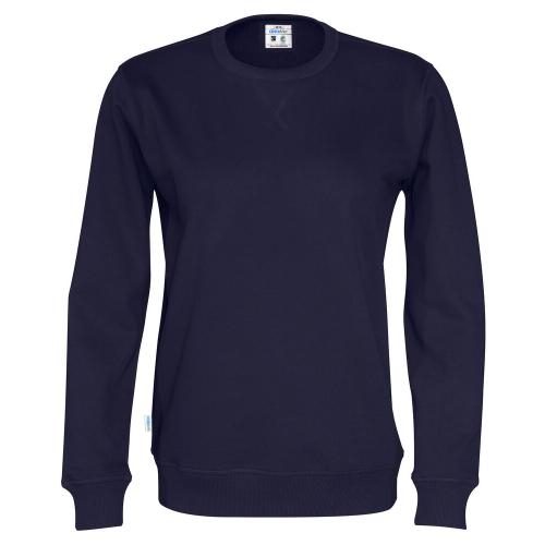 Cottover crew neck unisex navy,l