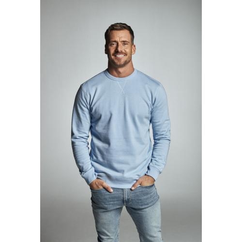 Cottover crew neck unisex roze,l