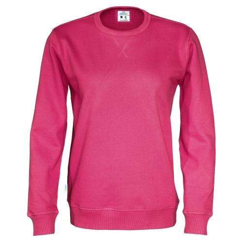 Cottover crew neck unisex fuchsia,l