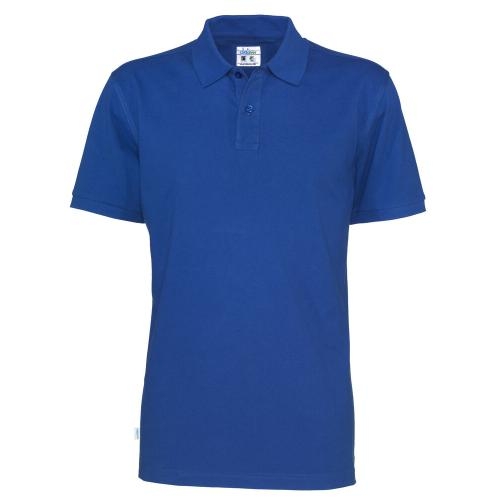 Cottover poloo pique heren blauw,l
