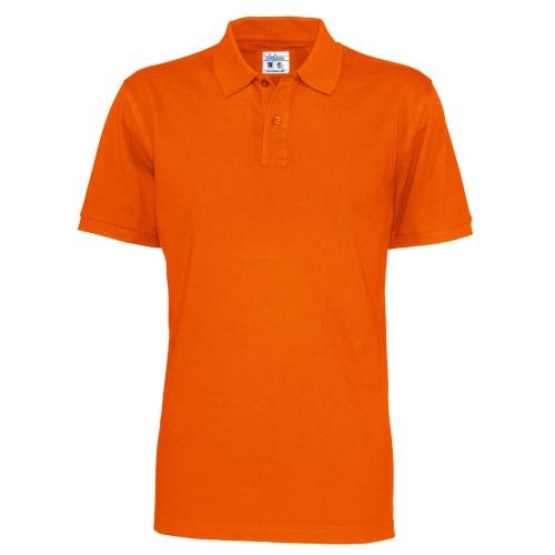 Cottover poloo pique heren oranje,l