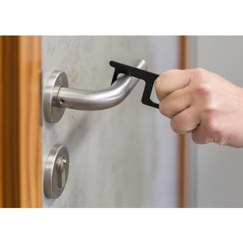 Aluminium deuropener zilver