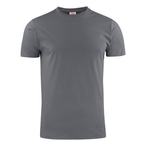 Printer heavy t-shirt RSX grey steel,l