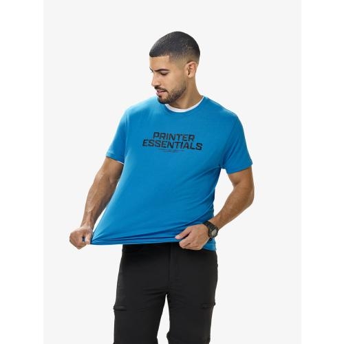 Printer heavy t-shirt RSX wit,l