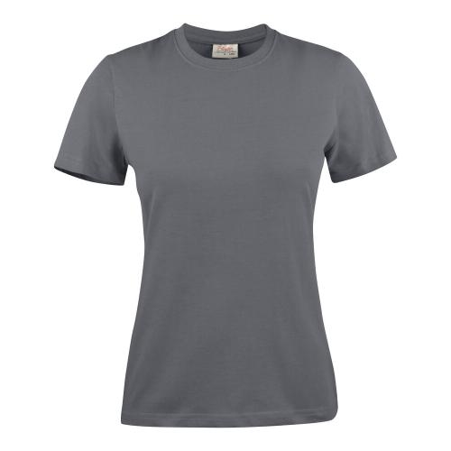 Printer Heavy t-shirt Lady grey steel,l