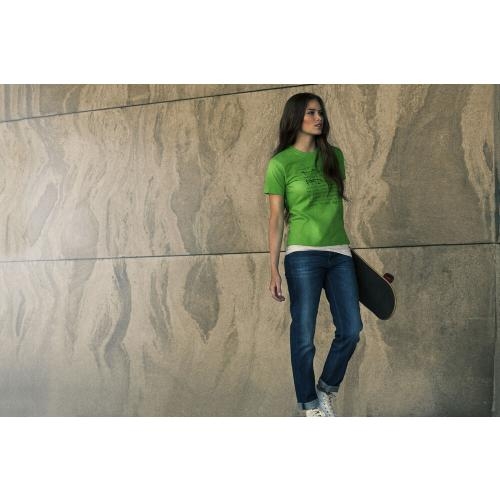 Printer Heavy t-shirt Lady hemelsblauw,m
